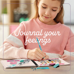 Pretty Me DIY Journal Kit storage box keeps supplies tidy