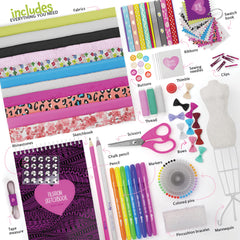 Pretty Me fabric swatches inspire color planning for stylish outfits.