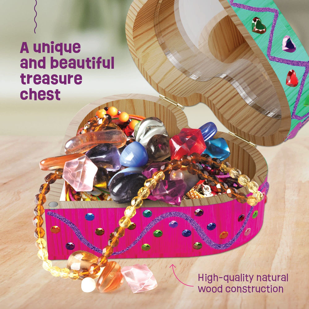 Pretty Me Treasure Box gem-stickers image enables easy embellishment and patterns.