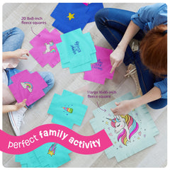 Pretty Me Unicorn Tuck N' Tie kit in box for gift-ready fun start.