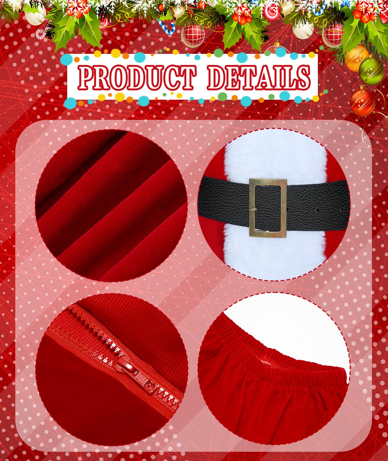 PrettyQueen belt with buckle adds finishing classic Santa touch