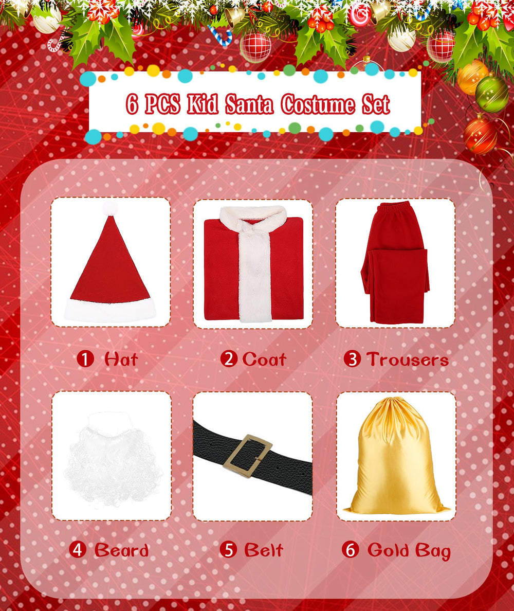 PrettyQueen Santa hat in red for authentic holiday look