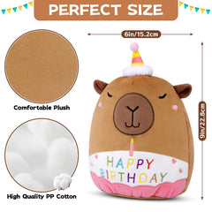 Prewplam Capybara Plush used as cheerful party decoration