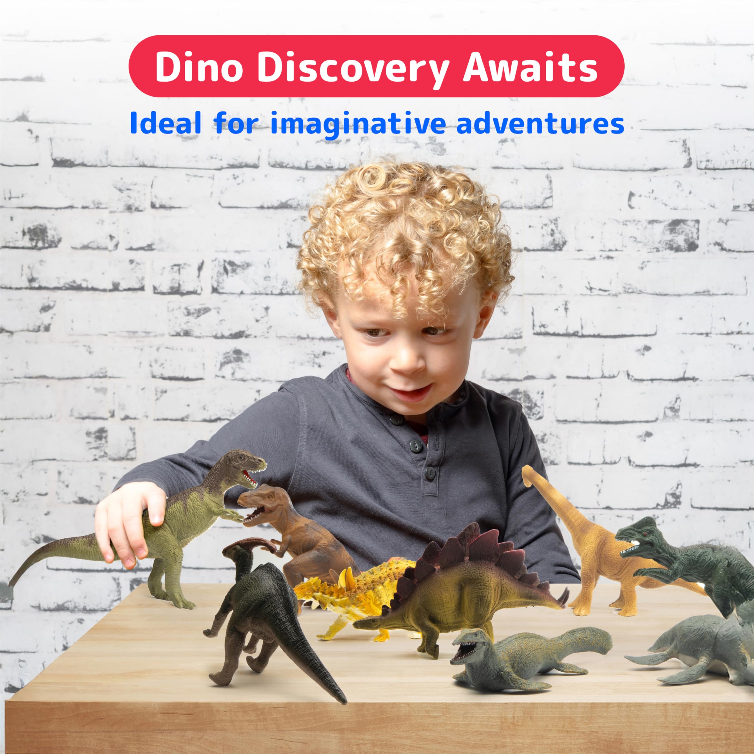 PREXTEX Triceratops 10-inch figure ideal for classroom role-play and display.