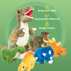 PREXTEX dinosaur set in gift-ready packaging for birthdays or holidays.