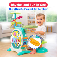 PREXTEX kids musical instrument toy supports eye-hand coordination