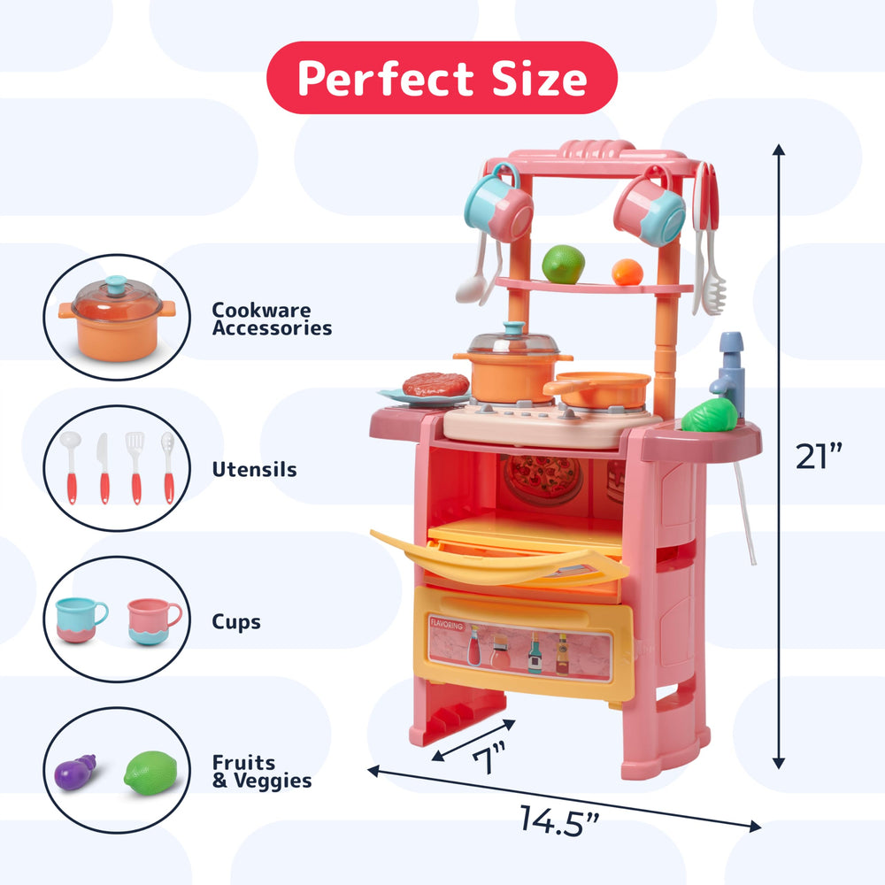 Prextex kitchen oven supports complete cooking adventures for young chefs.