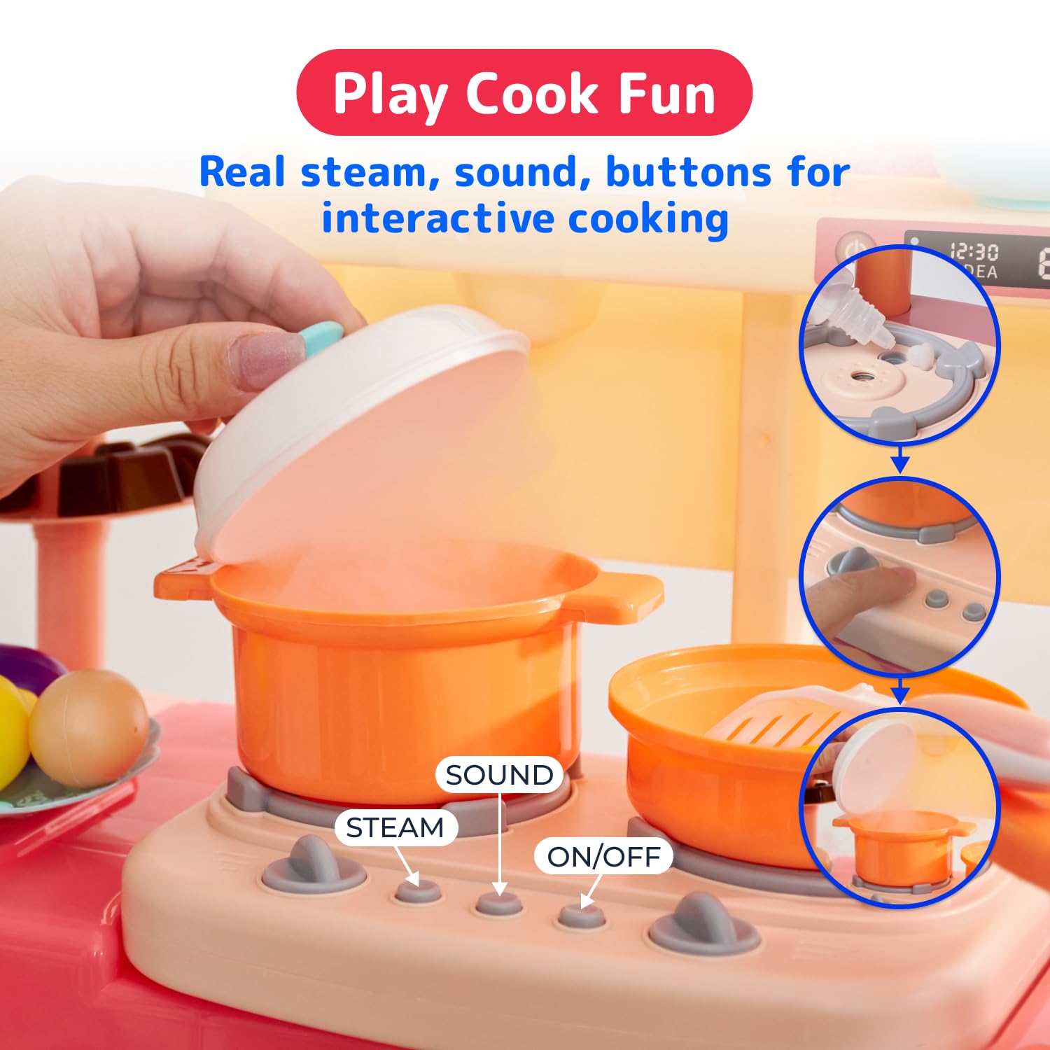 PREXTEX multi-color kitchen design to spark creativity
