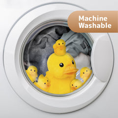 PREXTEX plush ducks suitable for ages 3 and up; safe play.