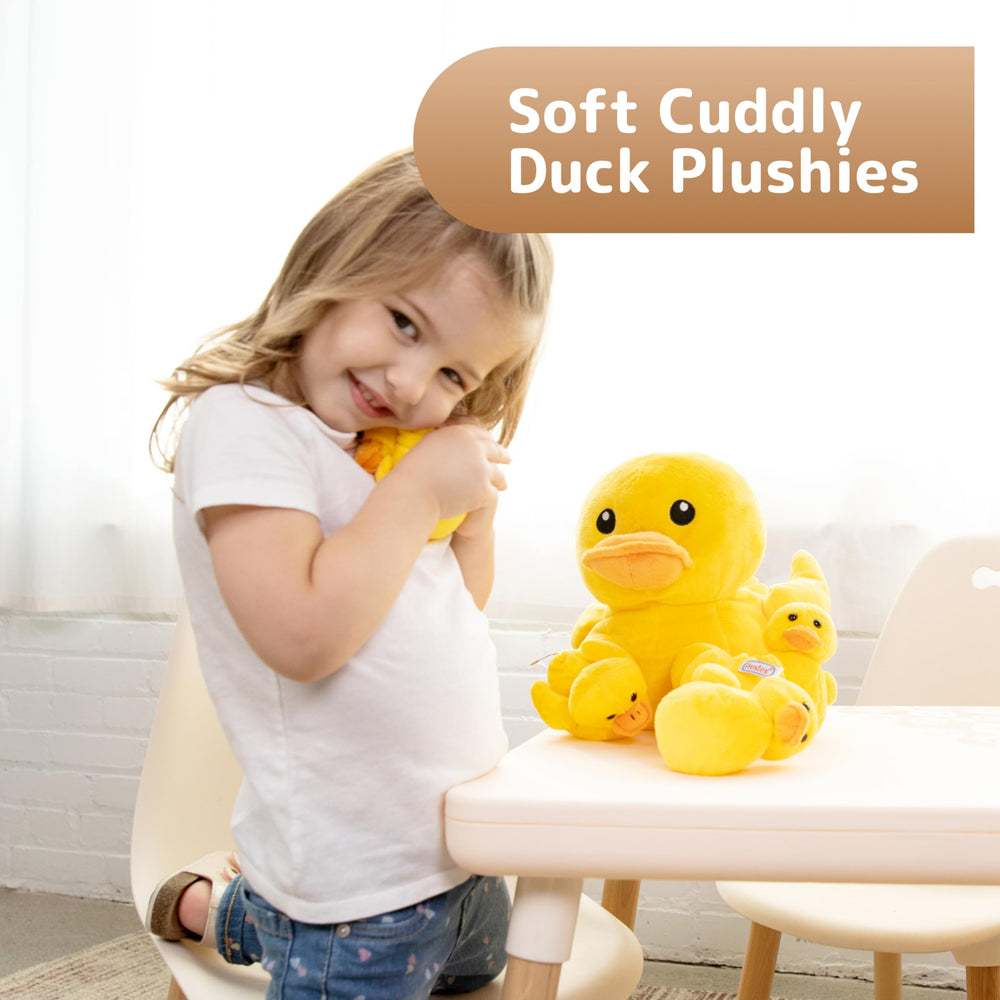PREXTEX five ducklings tucked inside the large duck for easy storage.