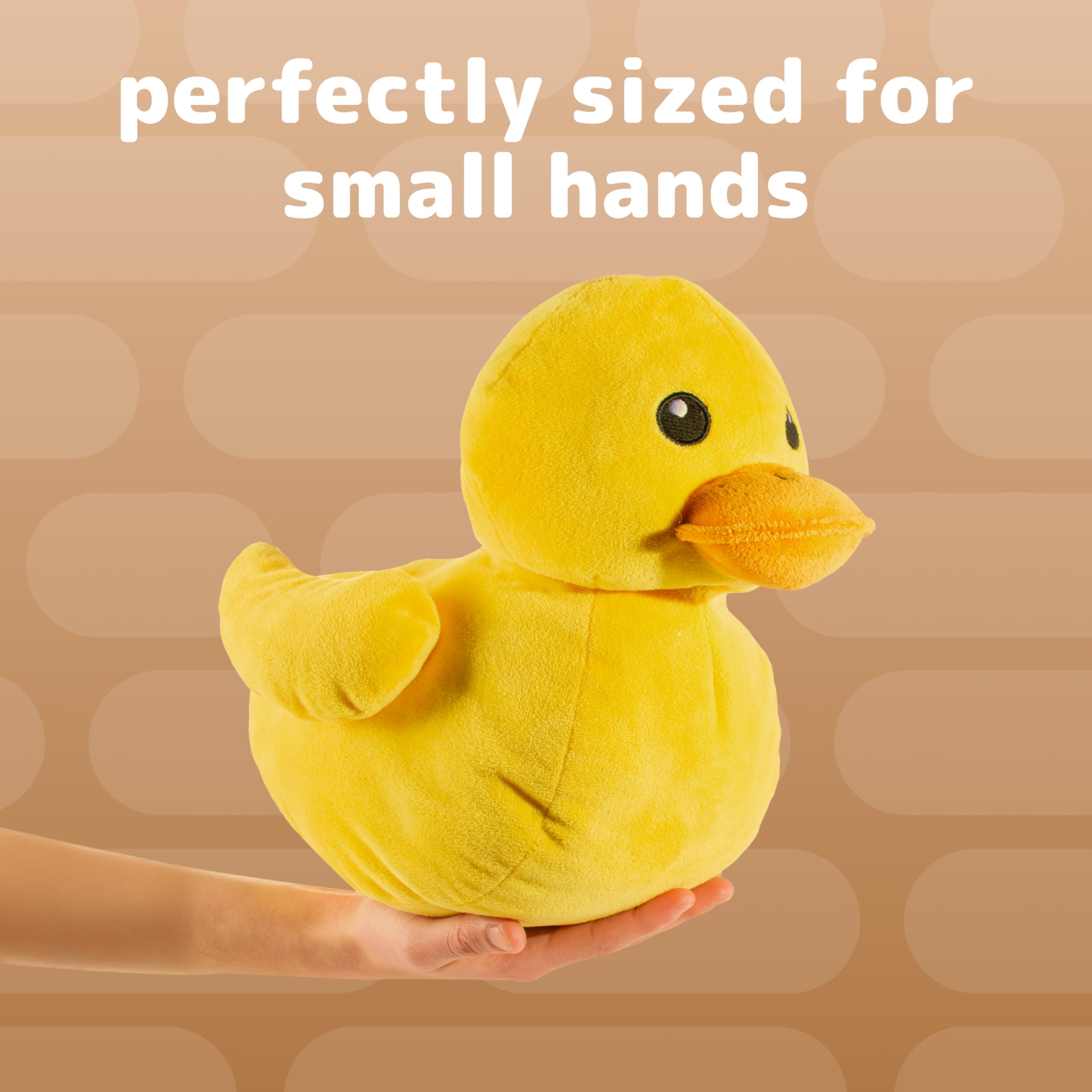 PREXTEX plush duck set for portable play and travel fun.
