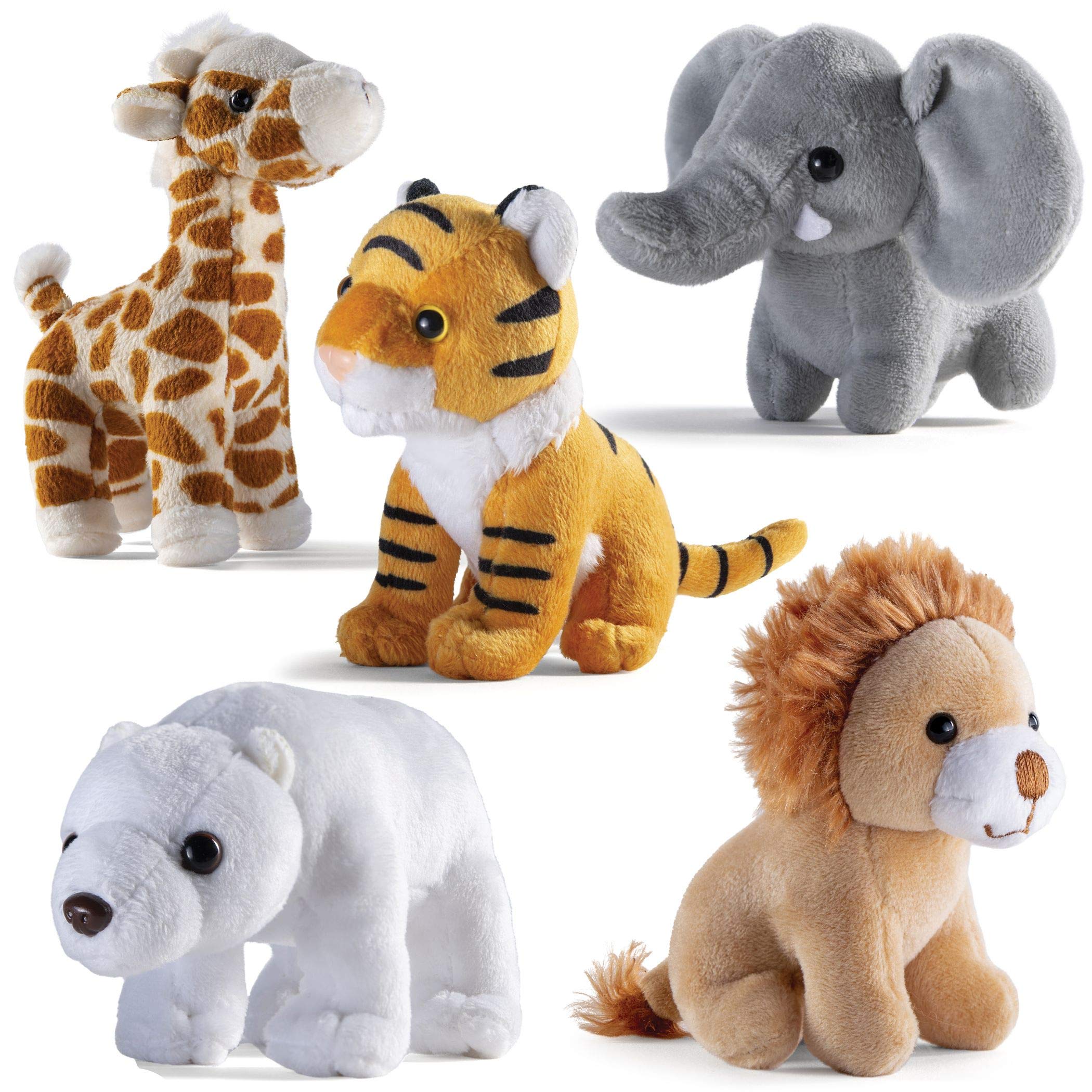 PREXTEX Safari Friends giraffe plush for cozy play and easy wash