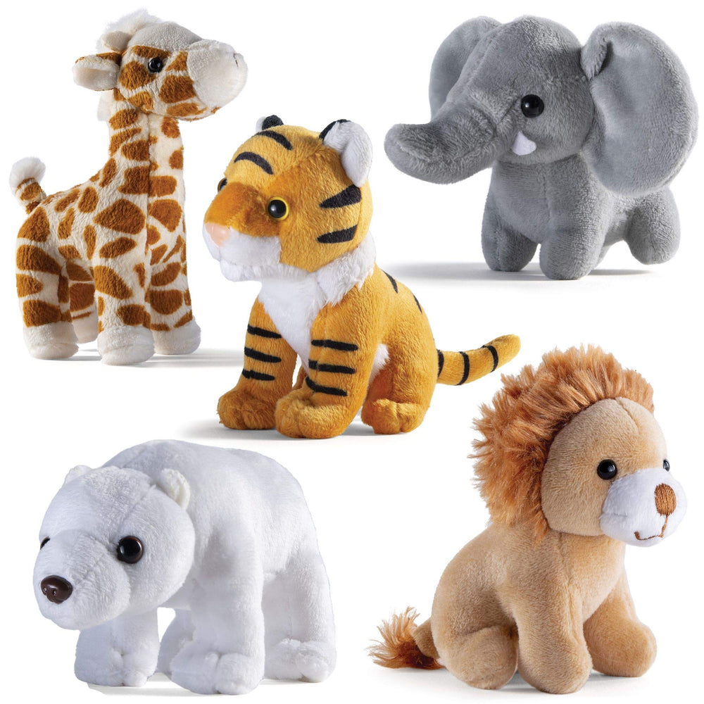 PREXTEX Safari Friends giraffe plush for cozy play and easy wash