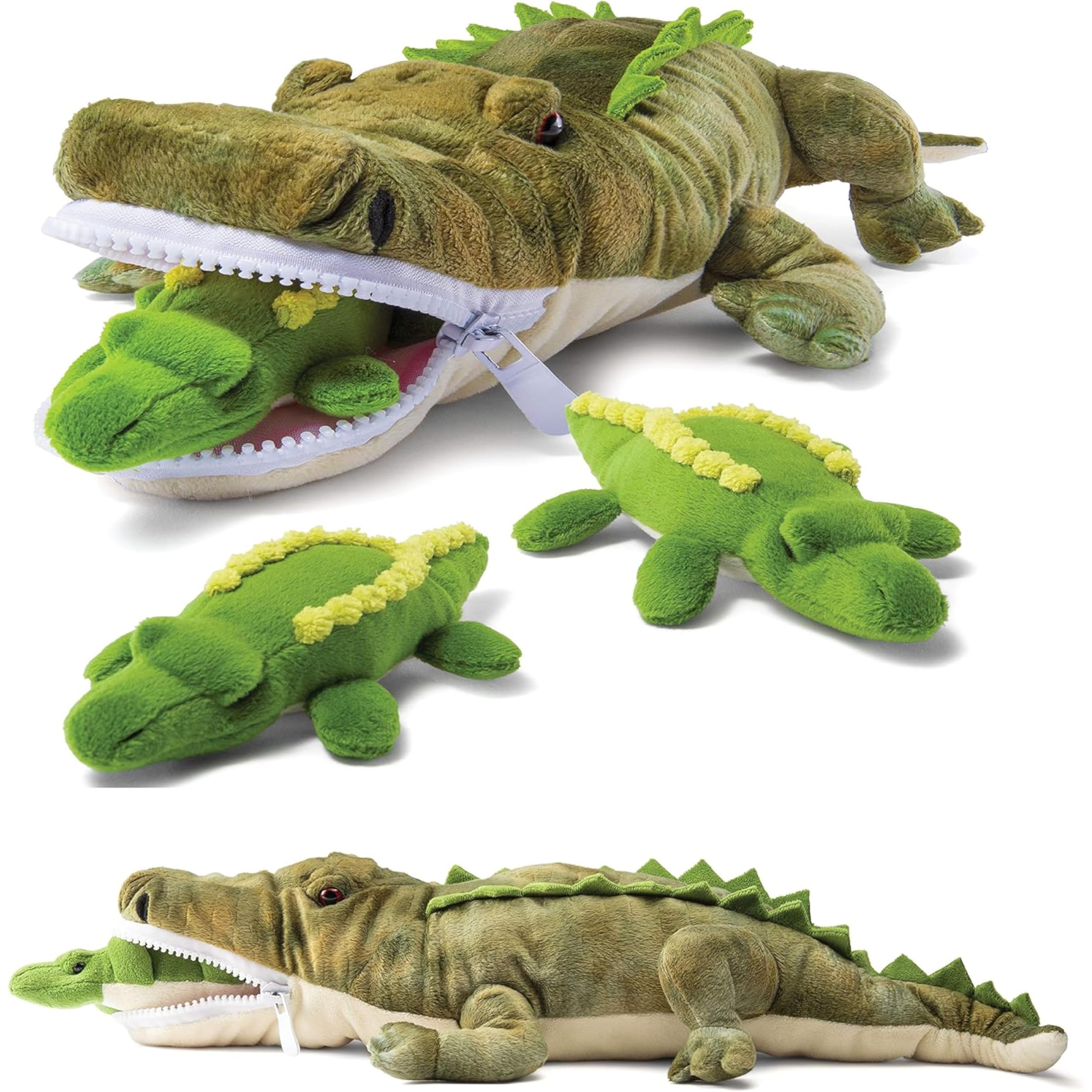 PREXTEX stuffed alligator mommy 24-inch plush for hugs and imaginative play