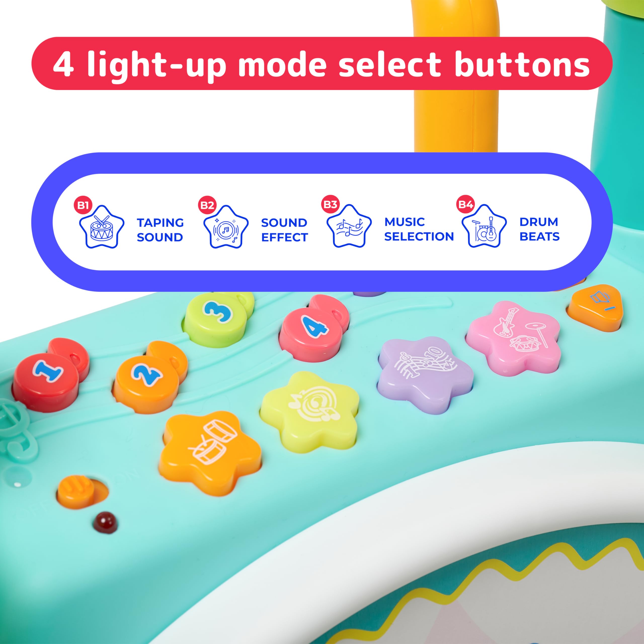 PREXTEX toddler motor skills activity promotes fine motor control through playful tapping