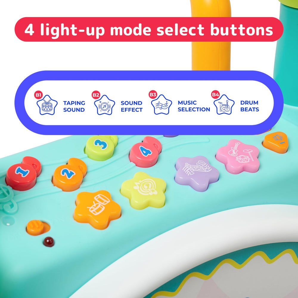 PREXTEX toddler motor skills activity promotes fine motor control through playful tapping