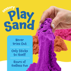 Prime Play Magic Sand with Under-The-Sea molds sparks imaginative ocean adventures.