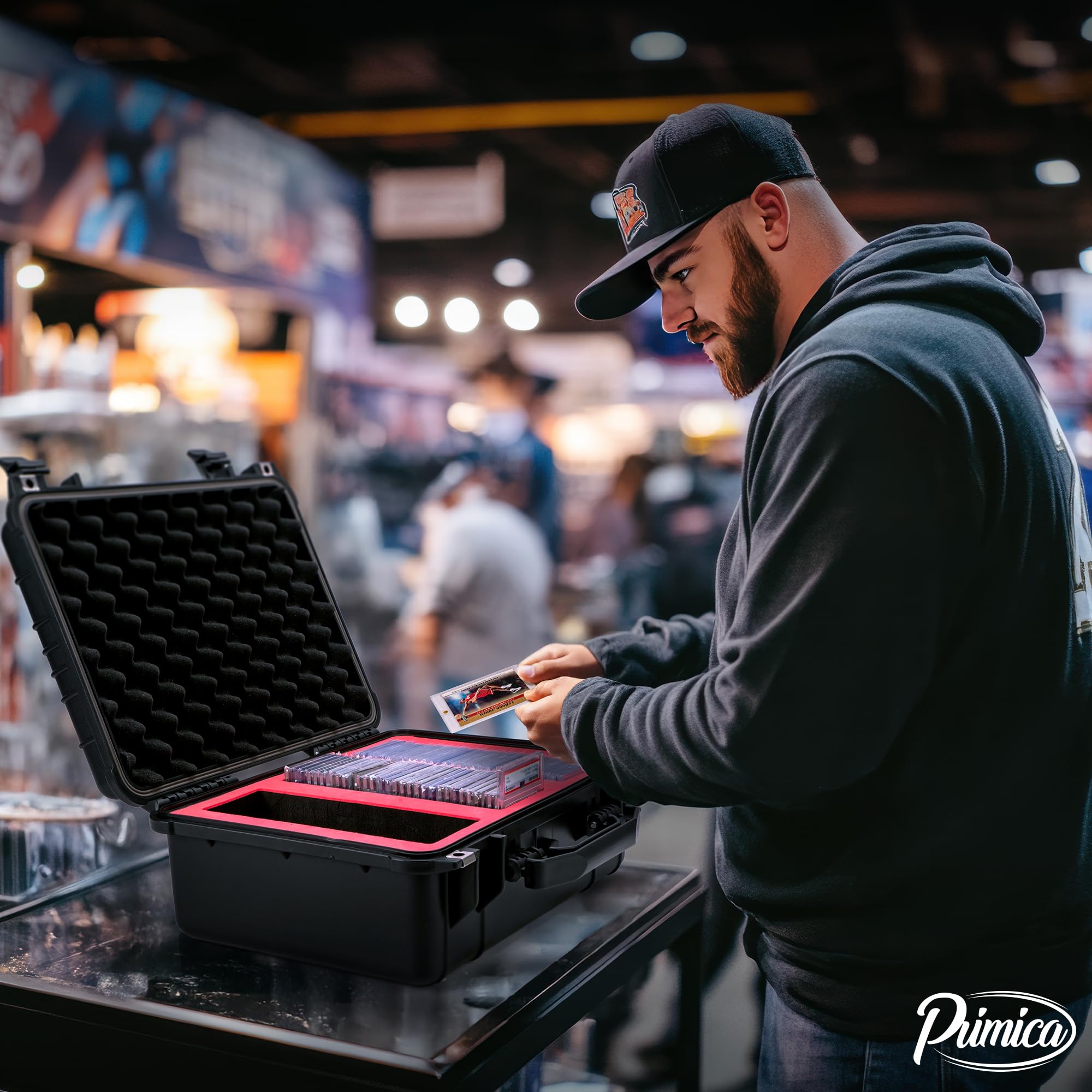 Primica travel-friendly design serves as a lightweight briefcase for events