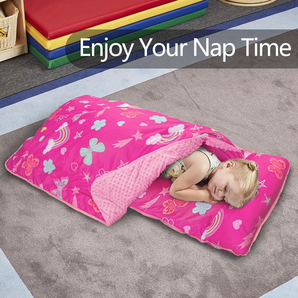 PRIMLECT nap mat detachable blanket allows easy washing without compromising warmth.
