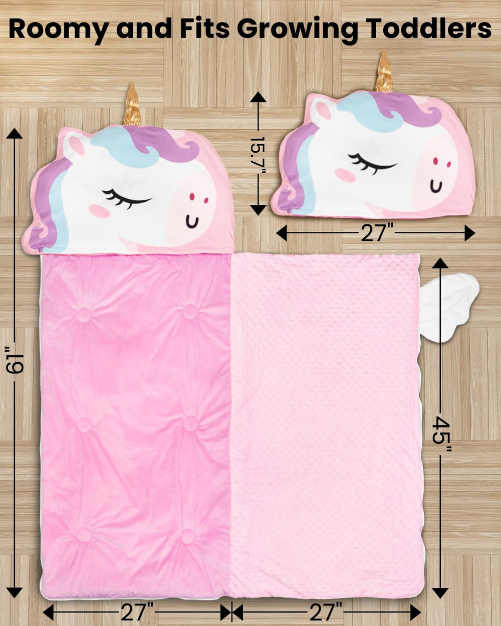 Primlect nap mat with dinosaur-print surface for comfort during naps.
