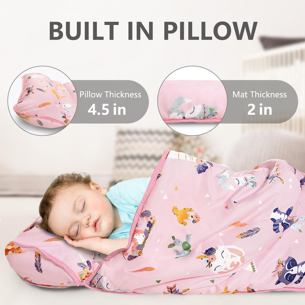 PRIMLECT nap mat with a durable name tag for easy identification.