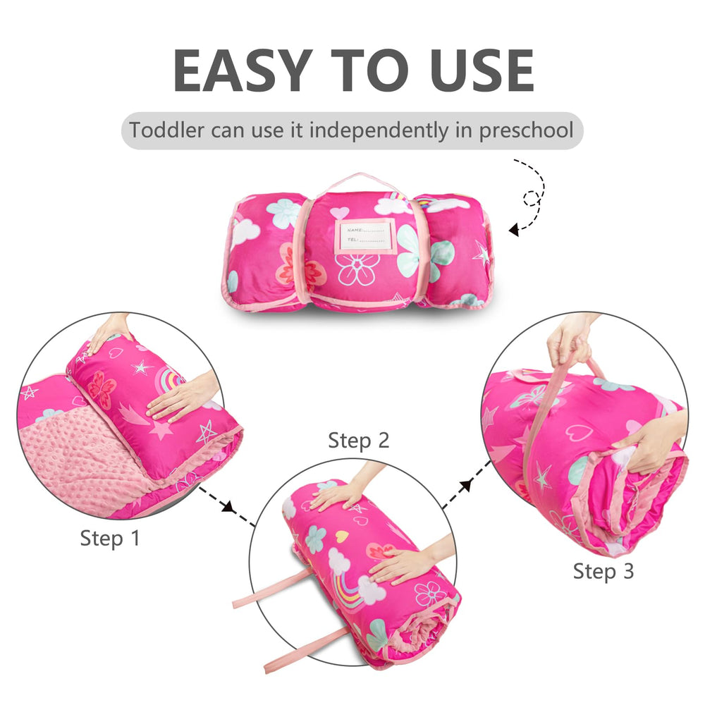 PRIMLECT nap mat transparent name tag helps fast identification.