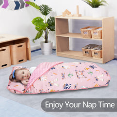 PRIMLECT nap mat with roll-up design and carry handle.