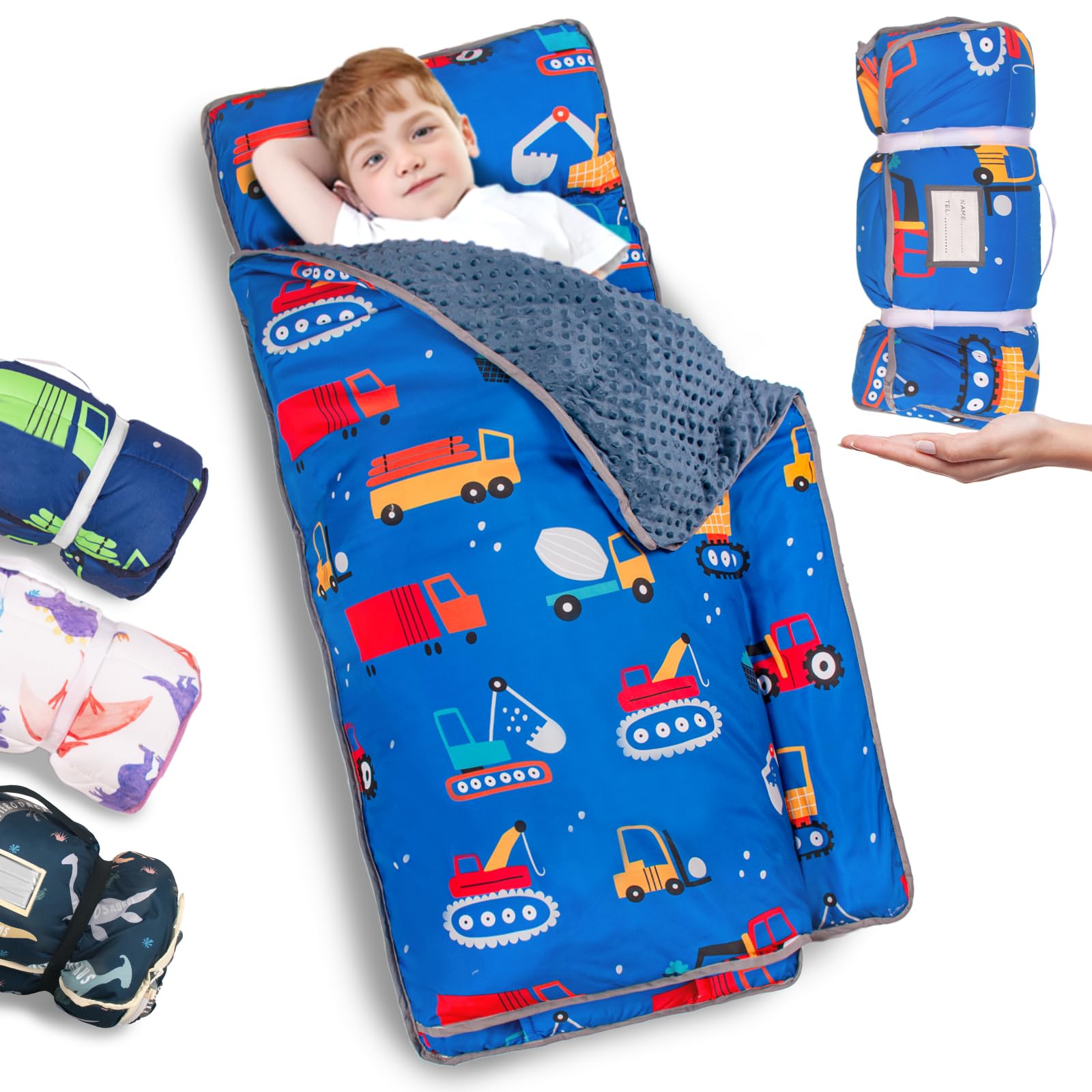 PRIMLECT nap mat rolled up with handle for easy transport