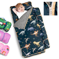 Primlect Toddler Nap Mat with detachable blanket for easy naps on the go