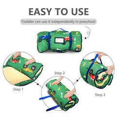 PRIMLECT nap mat includes built-in pillow for extra comfort