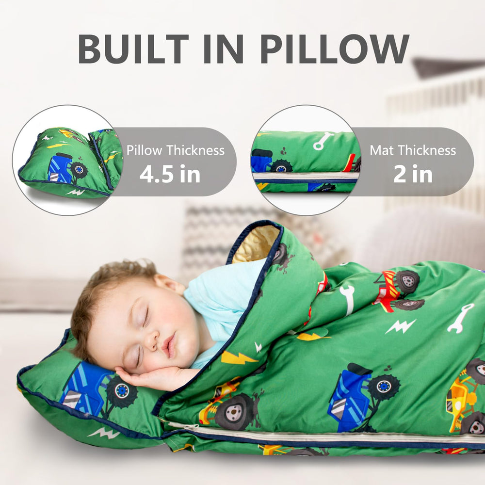 PRIMLECT nap mat features a transparent name tag for quick identification