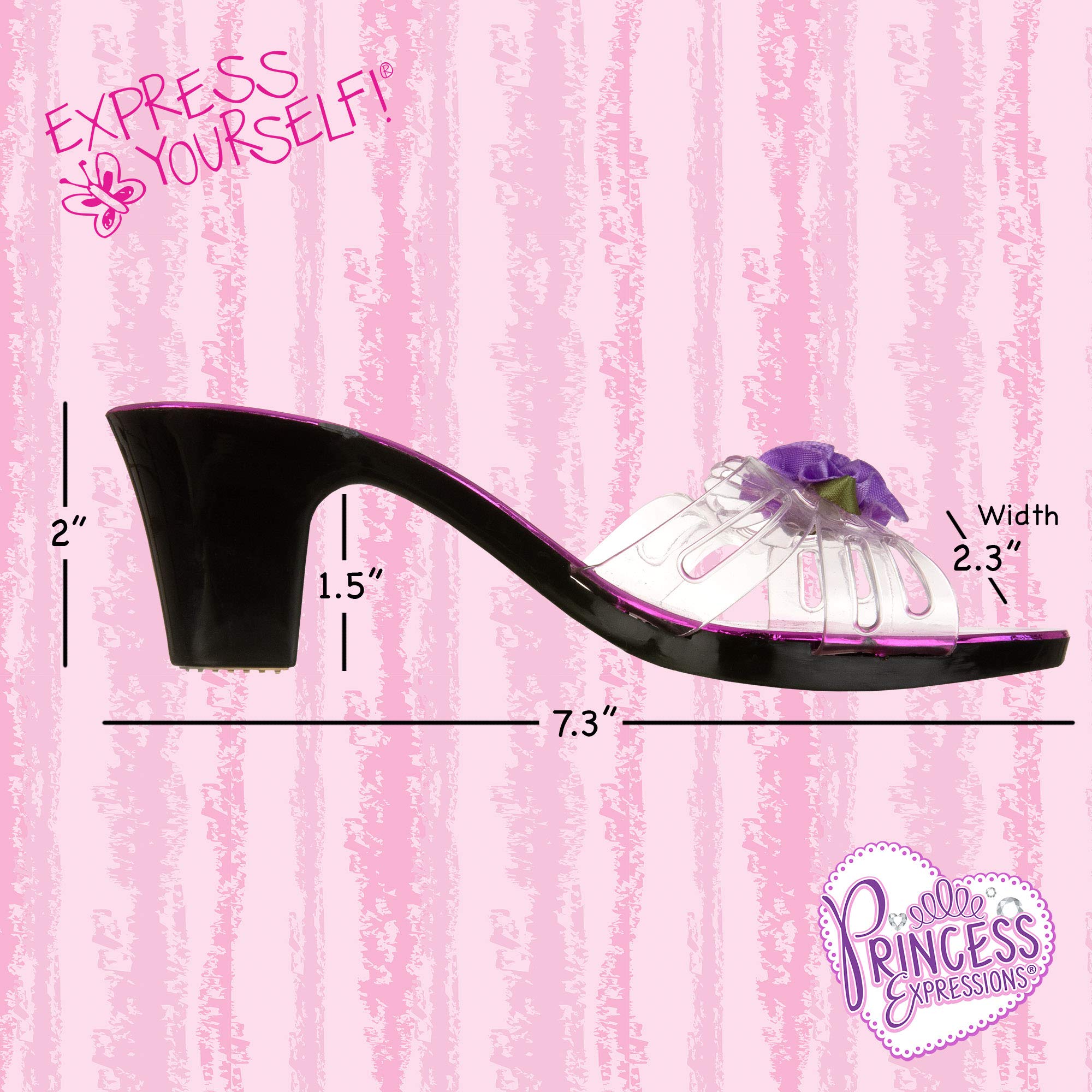 Princess Expressions portable carrying bag keeps dress-up shoes organized on the go.