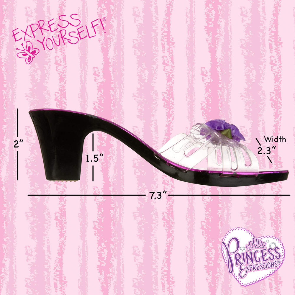 Princess Expressions portable carrying bag keeps dress-up shoes organized on the go.