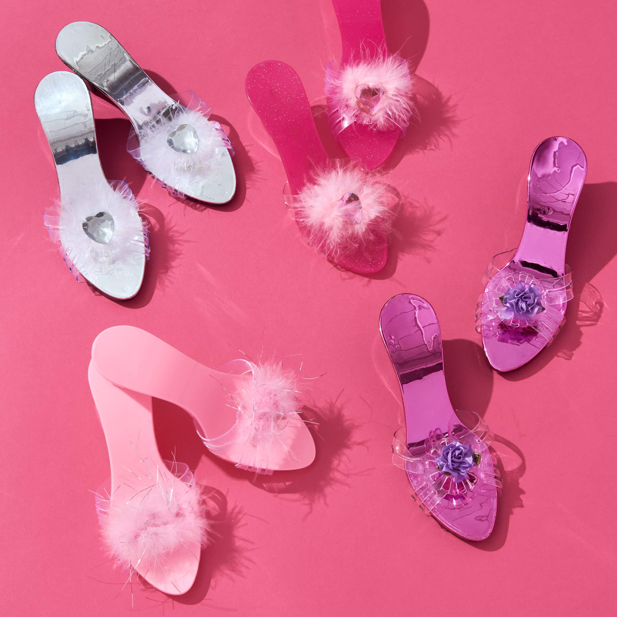 Princess Expressions toddler shoes size 7 to 10 fit little feet comfortably.