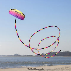 Prism Synapse 140 compact pouch deployment highlighting easy transport and travel-ready kite.
