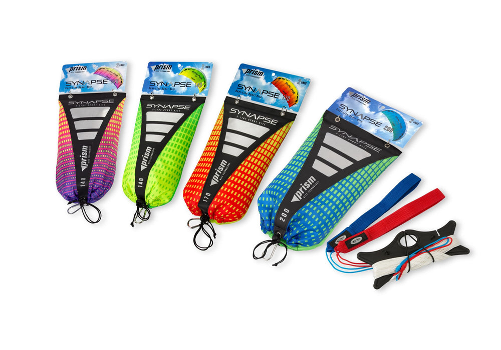 Prism Synapse 140 line winder included for quick, tangle-free wind-ups and travel ease.