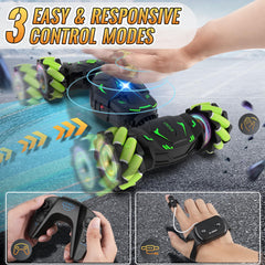 Pristar Gesture RC Car 360 rotate action view for thrilling stunts.