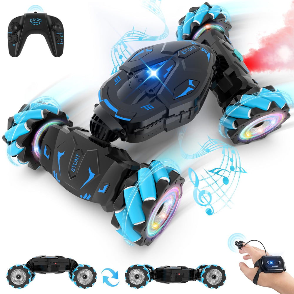 Pristar gesture-sensing car front view with vivid lights for enhanced play.