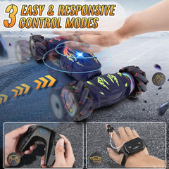 Pristar gesture-sensing RC car 360 rotate in action for thrills