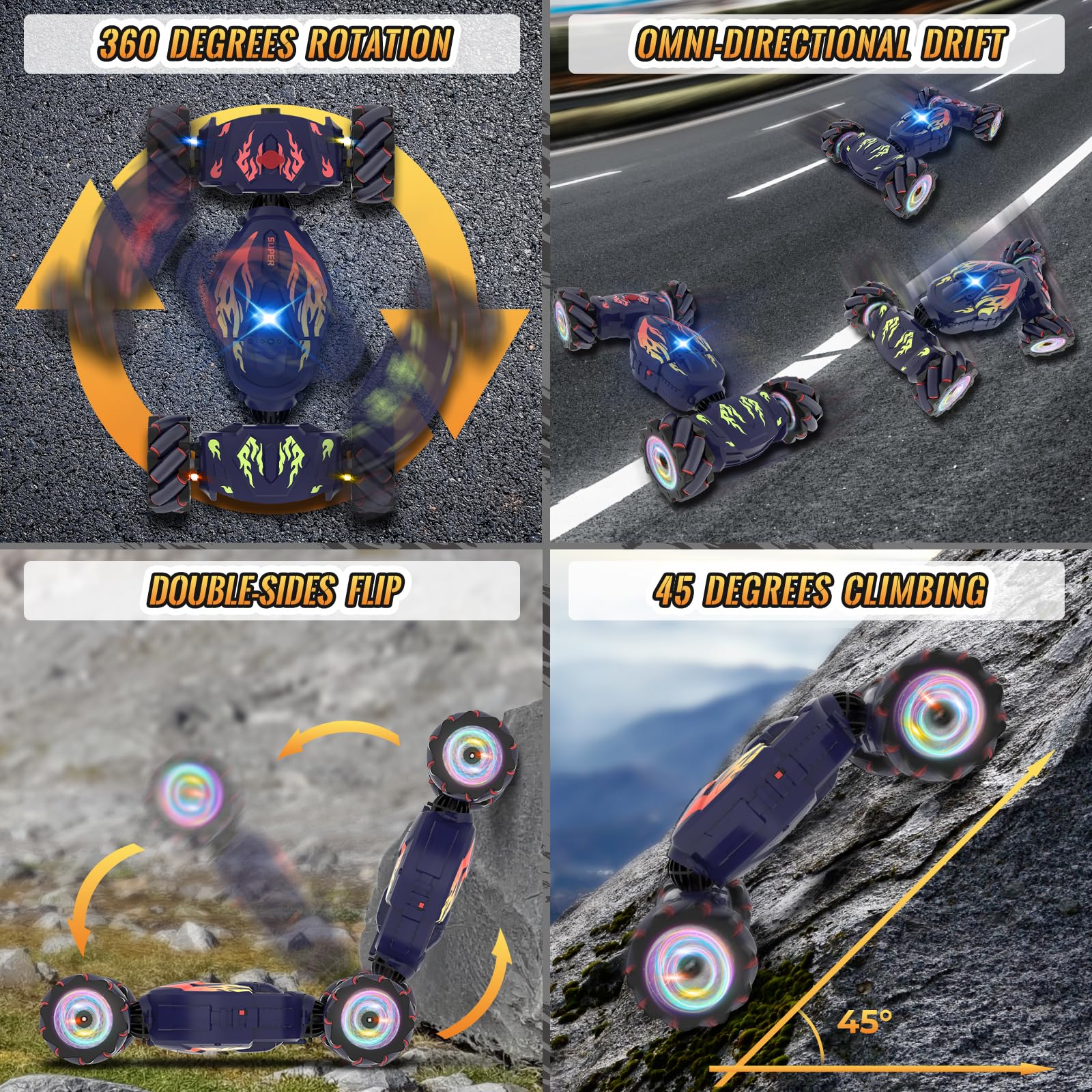 Pristar rc car 2.4GHz remote control for precise steering