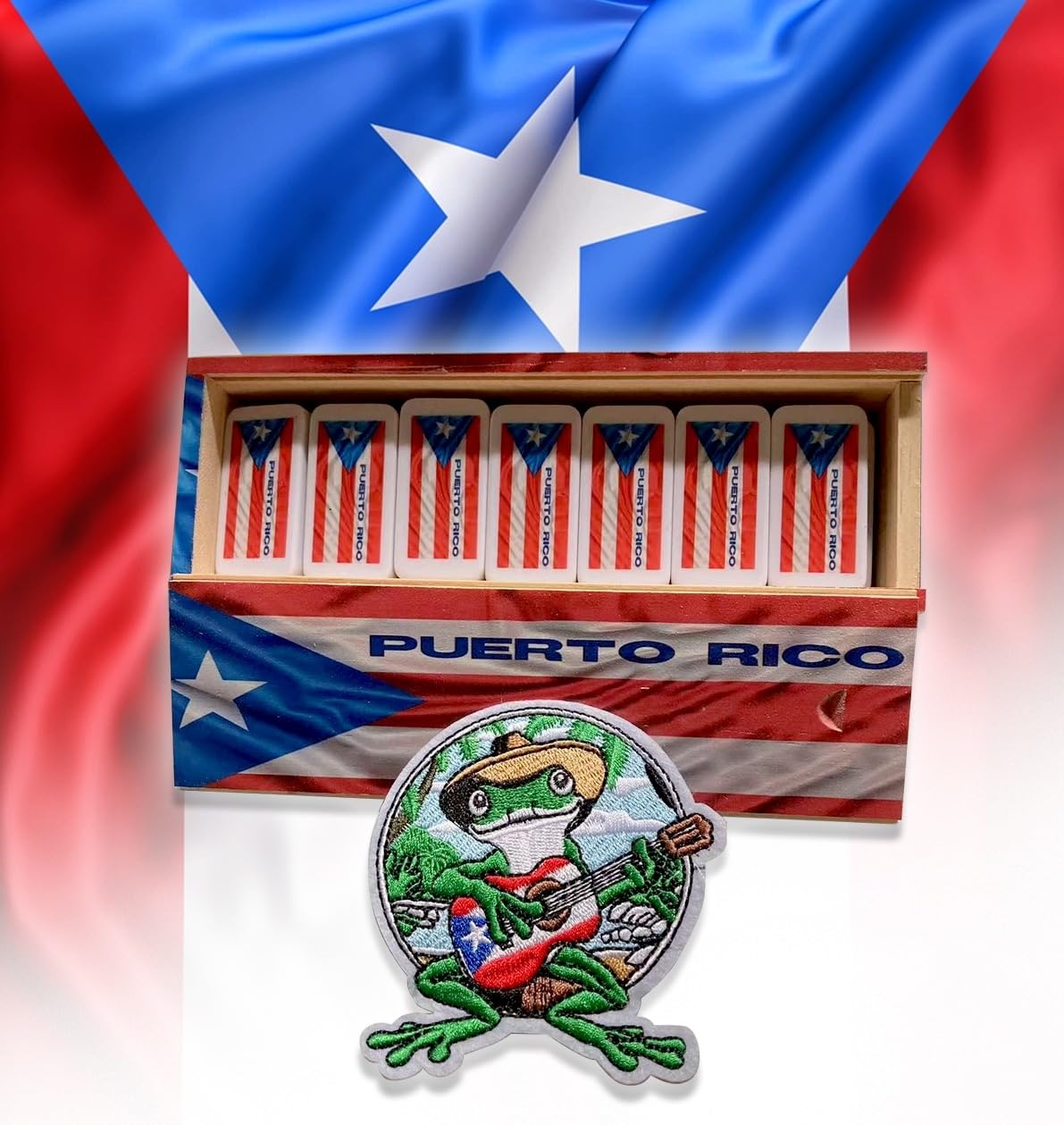 PRK 14 travel-friendly domino set is lightweight for on-the-go games.
