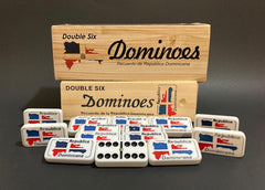 PRK 14 dominoes on party table capture festive vibes and interaction.