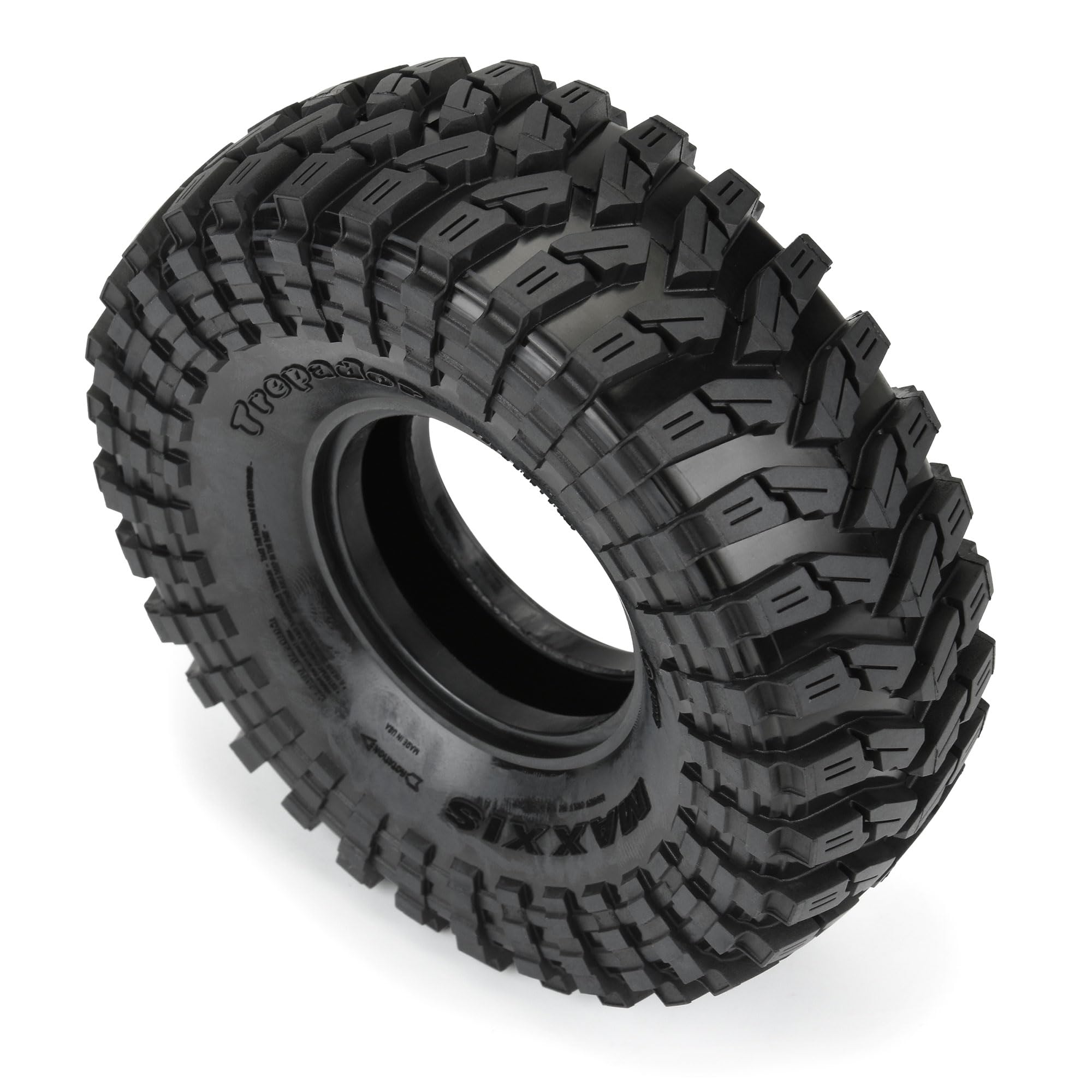 Maxxis licensed Trepador emblem on Pro-Line packaging.