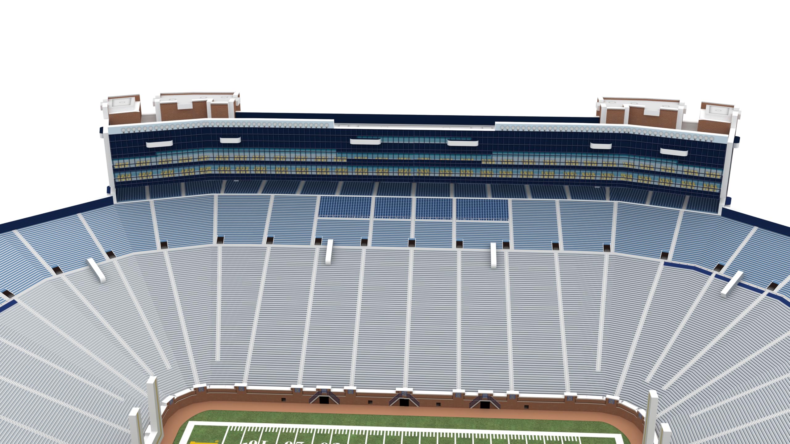 Pro-Lion 3D model of Michigan Stadium – durable display piece.
