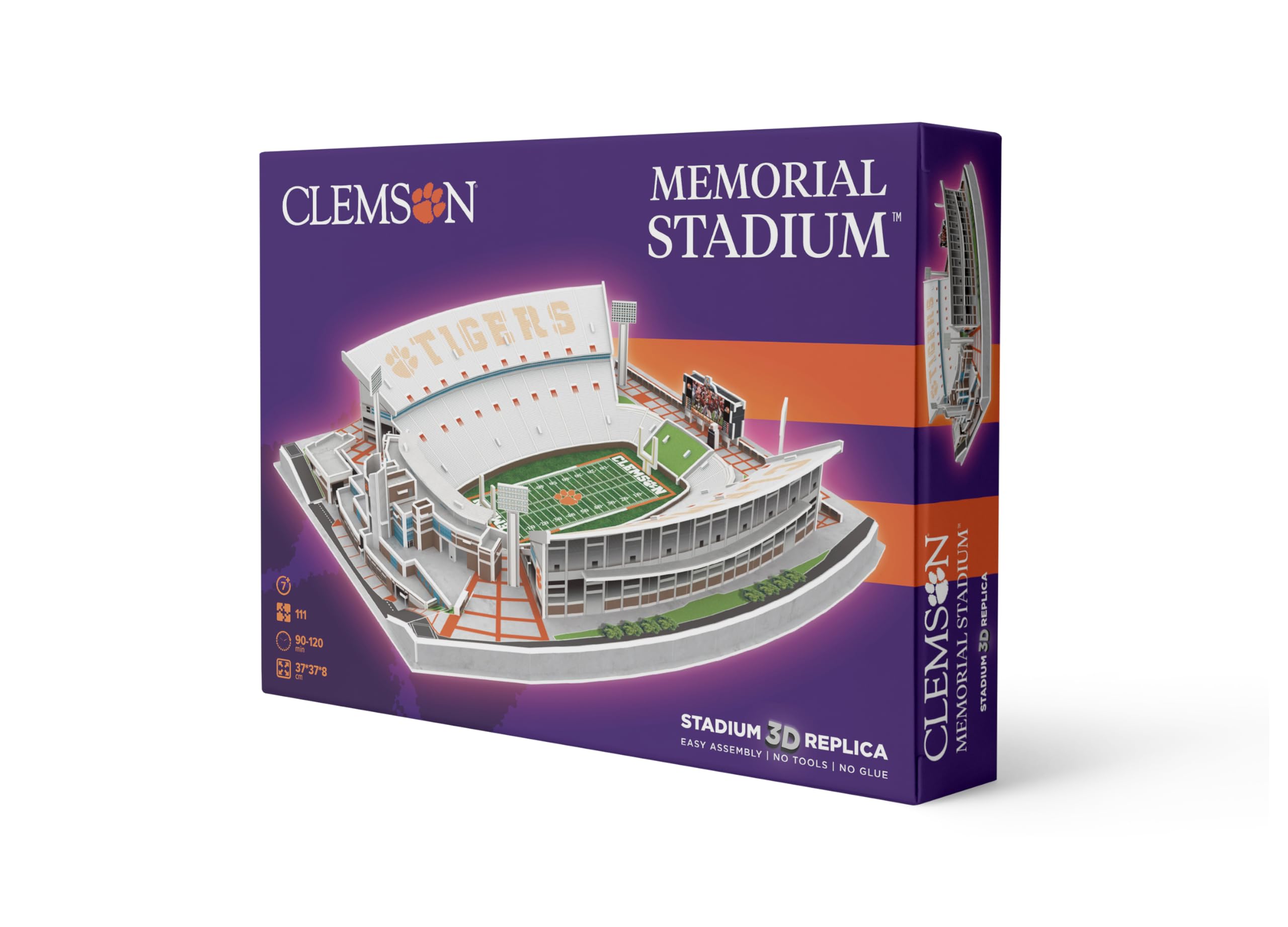 Pro-Lion Jordan-Hare Stadium 3D puzzle model ready for display