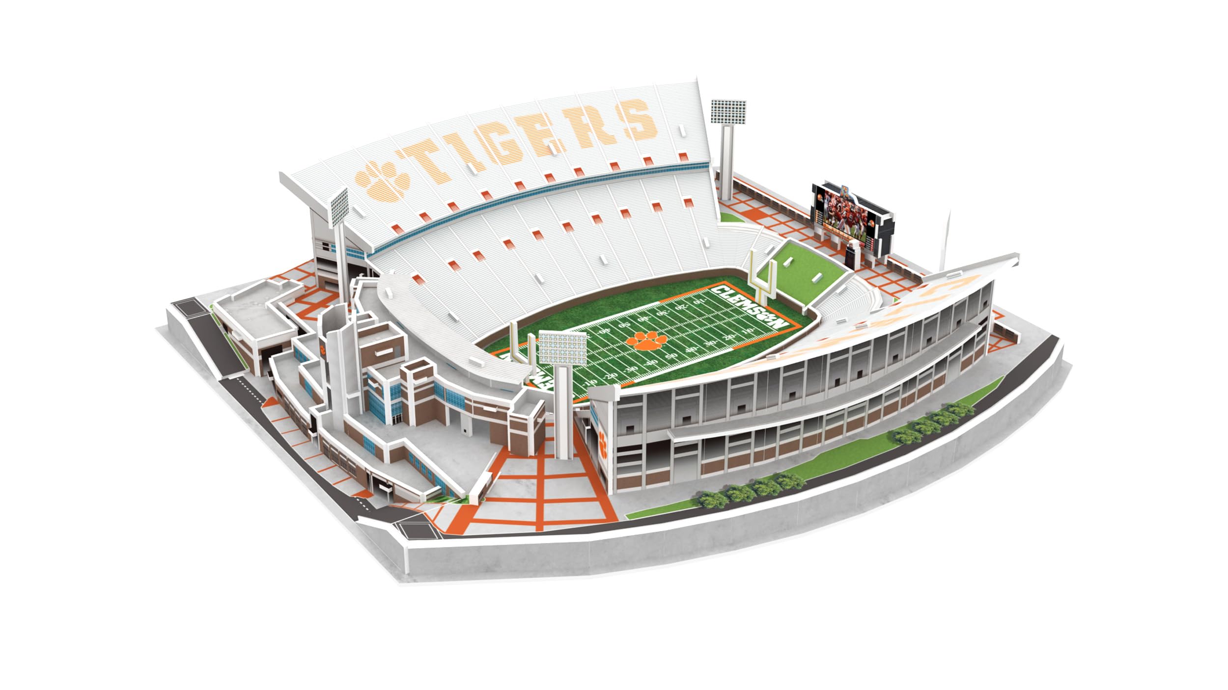 Officially licensed NCAA stadium puzzle by Pro-Lion for authentic feel