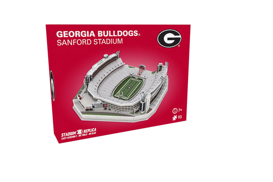 Pro-Lion Sanford Stadium side-detail 3D puzzle highlighting structural elements for fan engagement.