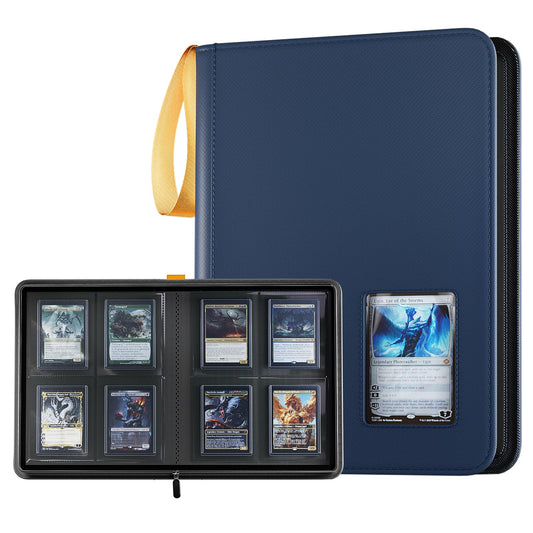 ProCase 4 Pocket Top Loader Binder front window display for quick card preview