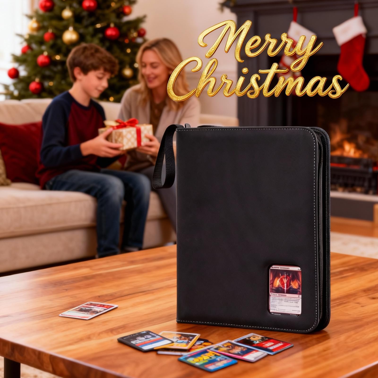 Gift-ready ProCase binder shown in packaging for card enthusiasts.