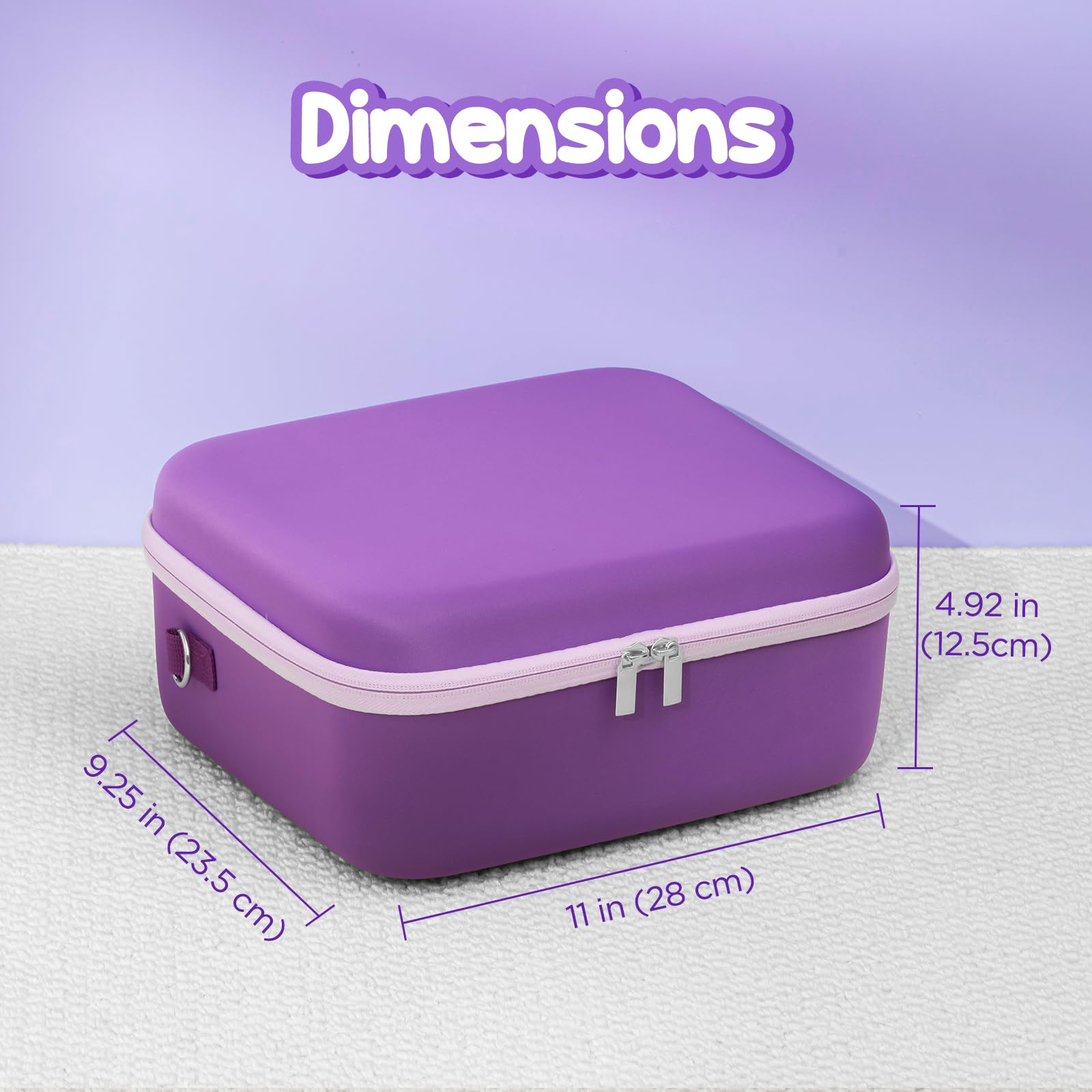 ProCase case with handle and strap designed for easy carrying